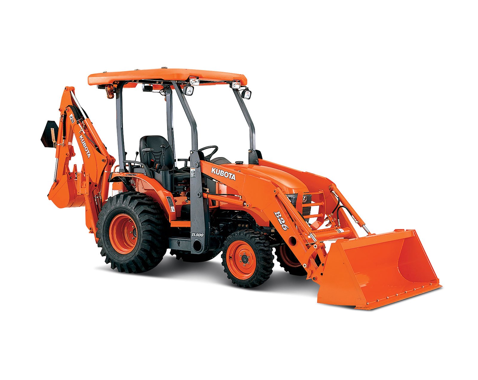 Kubota B26 tractor loader backhoe
