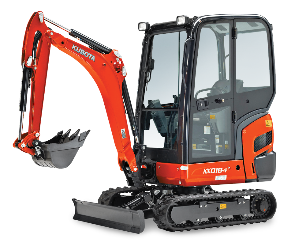 Kubota KX018-4 mini excavator